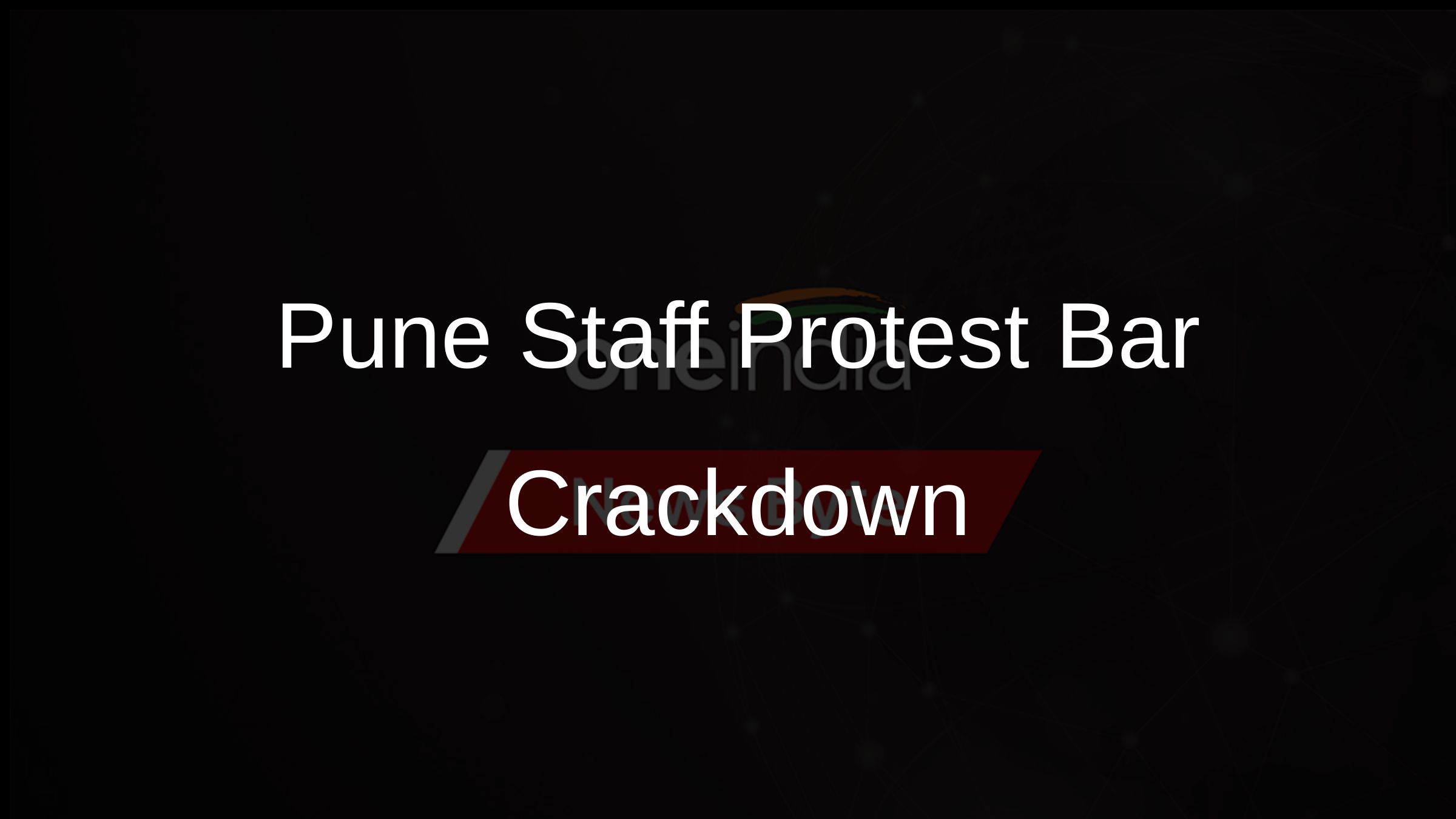Pune Staff Protest Bar Crackdown