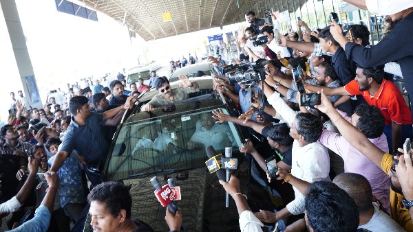 Ram Charan Receives Grand Welcome
