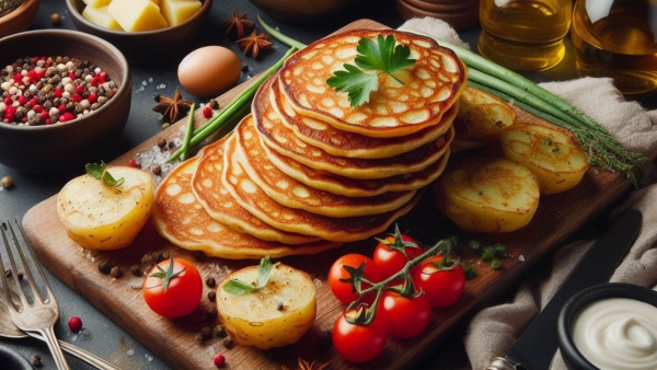 Traditional Israeli Potato Pancakes Latkes Recipe That Is Perfect Sidedish For Parties