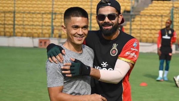 Virat Kohli Shares Message for Sunil Chettri