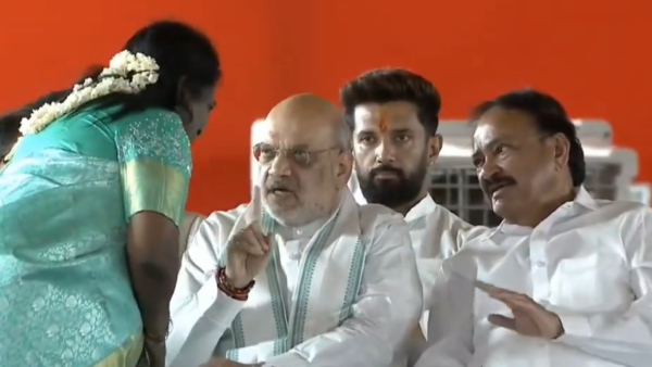 Is Amit Shah Scolding Tamilisai Soundararajan In This Viral Video