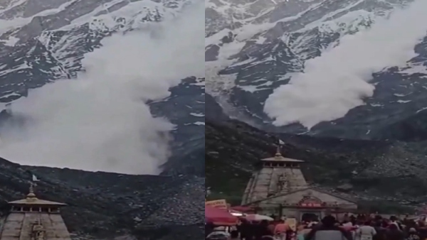 Avalanche At Gandhi Sarovar In Kedarnath Video Captures The Moment