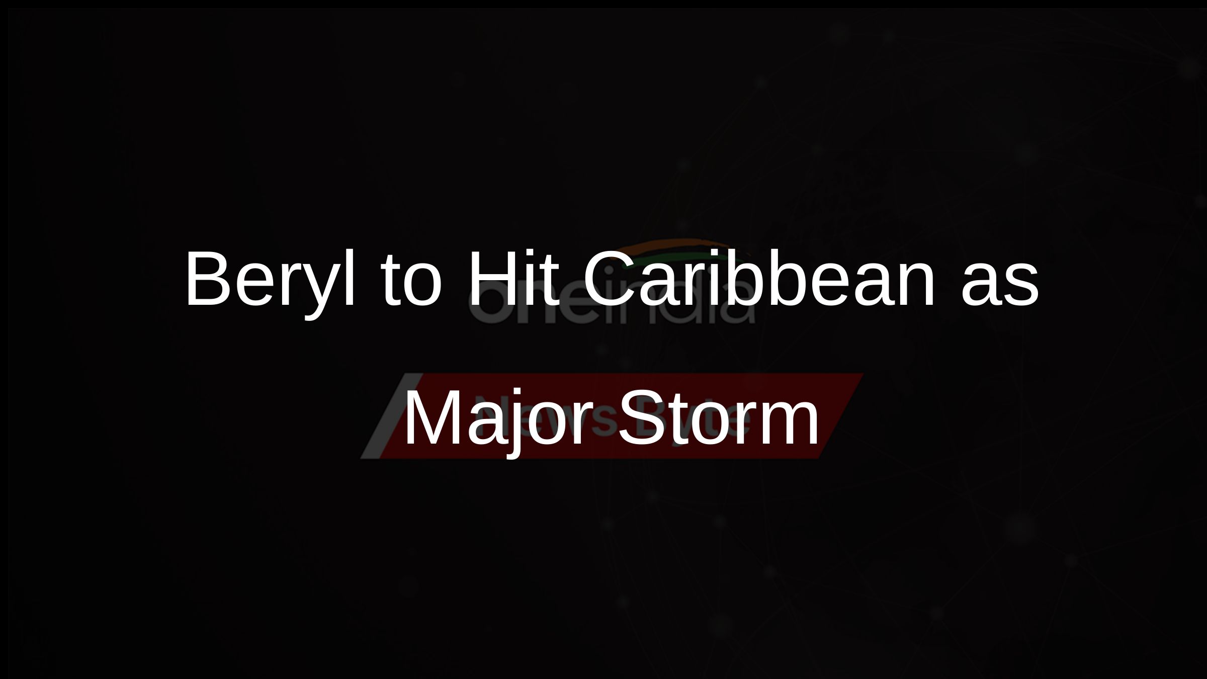 Hurricane Beryl Strengthens in Atlantic, Set to Become Major Storm