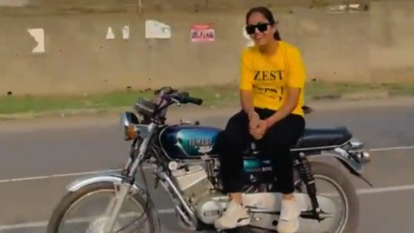 Pune Woman Rides Bike Hands-Free In Deadly Stunt Video Pune Woman Rides Bike Hands-Free In Deadly Stunt Video