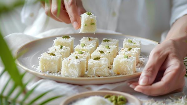 Easy Coconut Barfi Recipe