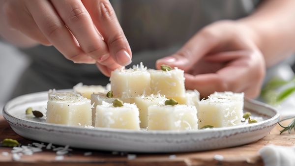 Easy Coconut Barfi Recipe