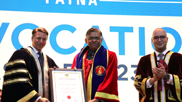 AMUL MD Jayen Mehta Awarded Honorary Doctorate By Amity University