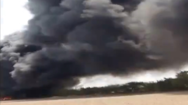 Gujarat Fire In Scrap Godown