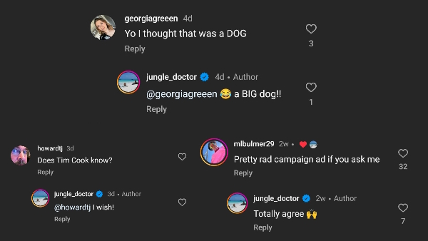 Apple Watch On Lion Tongue Viral Video