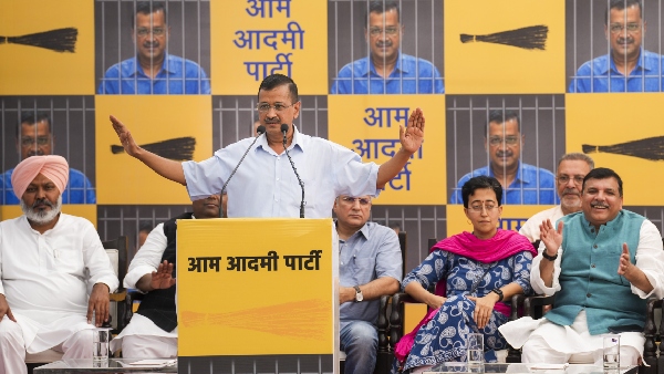 Arvind Kejriwal Surrenders At Tihar Jail Denounces Exit Polls As Fake