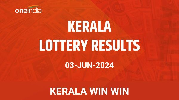 Results of the Kerala State Lottery Win Win for June 3