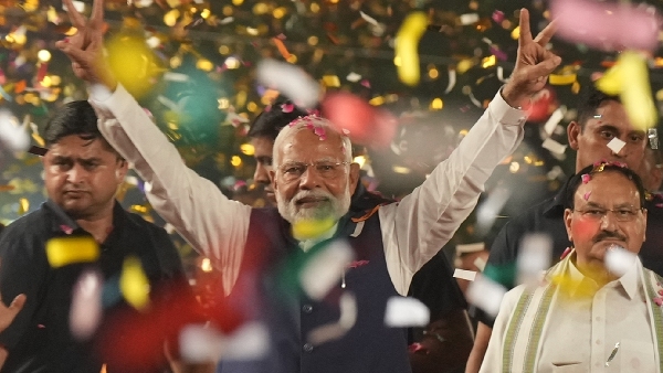 Modi s Hat-Trick Neighbouring Nations Mauritius Maldives Lanka Nepal And Bhutan Extend Congratulations