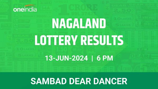 Results of the Nagaland State Lottery Dear Dancer for June 13 at 6 PM