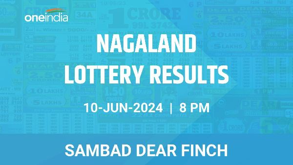 Results of the Nagaland State Lottery Dear Finch for June 10 at 8 PM