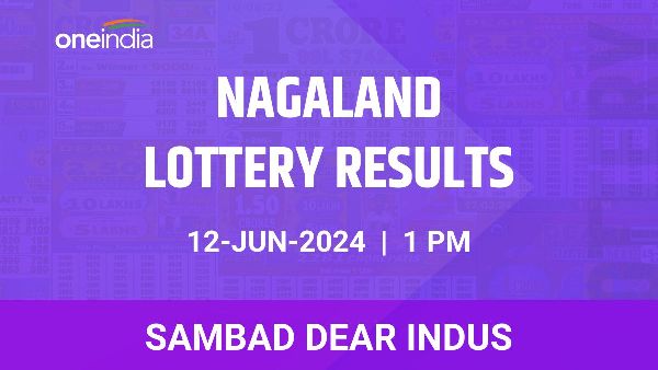 Results of the Nagaland State Lottery Dear Indus for June 12 at 1 PM