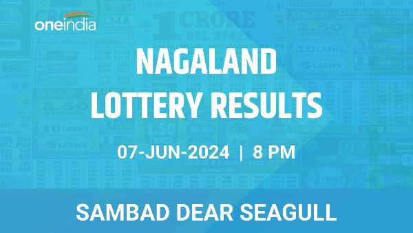 Results of the Nagaland State Lottery Dear Seagull for June 7 at 8 PM