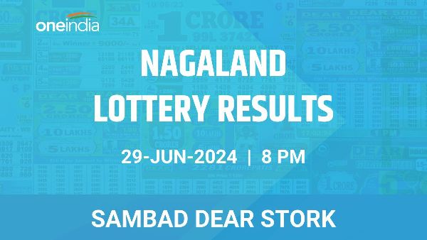Results of the Nagaland State Lottery Dear Stork for June 29 at 8 PM