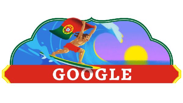 Google Doodle Celebrates Portugal National Day 2024 And Frederico Morais' Surfing Legacy