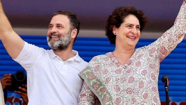 Rahul Gandhi and Priyanka Gandhi