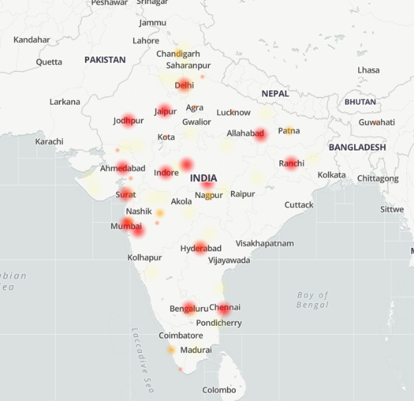 Major Outage X Twitter Jio Google Snapchat Amazon Prime Others Down in India