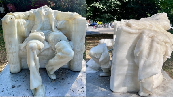 Historic Lincoln Wax Statue Melts in DC s Record-Breaking Heatwave