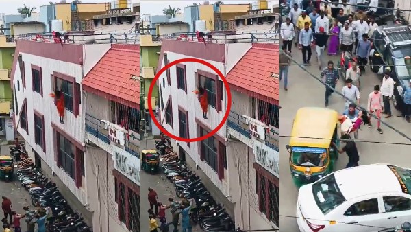Terrace Slip-up Leads to Coma Bengaluru Woman s Shocking Fall Captured On Camera