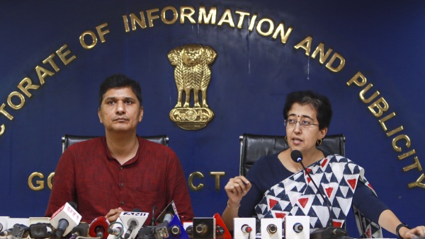 Saurabh Bhardwaj and Atishi Saurabh Bhardwaj and Atishi