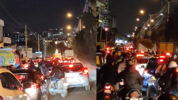 Residents Frustrated Over Traffic Conditions Near Halanayakanahalli And Sarjapur Road In Bengaluru