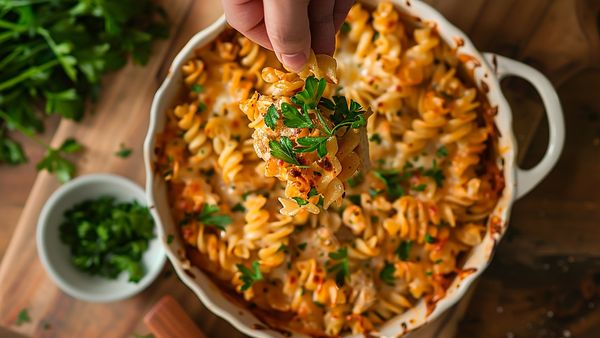 15-Min Cheesy Chicken Pasta 15-Min Cheesy Chicken Pasta