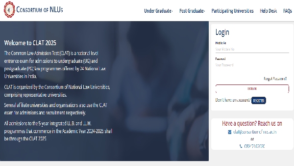 CLAT 2025 Registration
