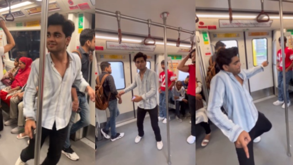 WATCH Viral Video Delhi Man Dances To Naacho Naacho Song At Delhi s Indraprastha Metro Station