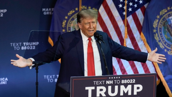 Republican presidential candidate former President Donald Trump