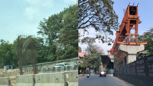 Ejipura Flyover Status 2 5 km Long Project Takes Shape With New Pillars