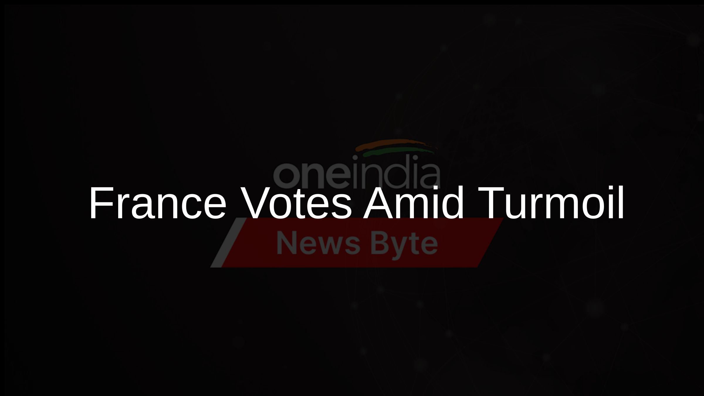 France Votes Amid Turmoil France Votes Amid Turmoil