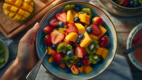 Easy Fruit Salad with Orange Juice