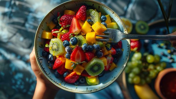 Easy Fruit Salad with Orange Juice
