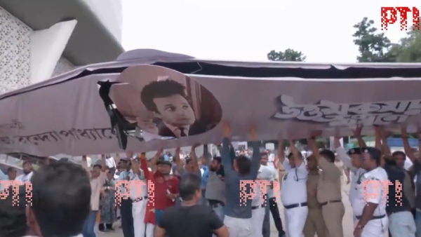 Several Injured As Gate Collapses at Mamata Banerjee s Event In Kolkata Several Injured As Gate Collapses at Mamata Banerjee s Event In Kolkata