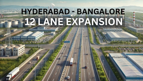 Bengaluru-Hyderabad Highway NH-44 To Get 12-Lane Expressway Upgrade