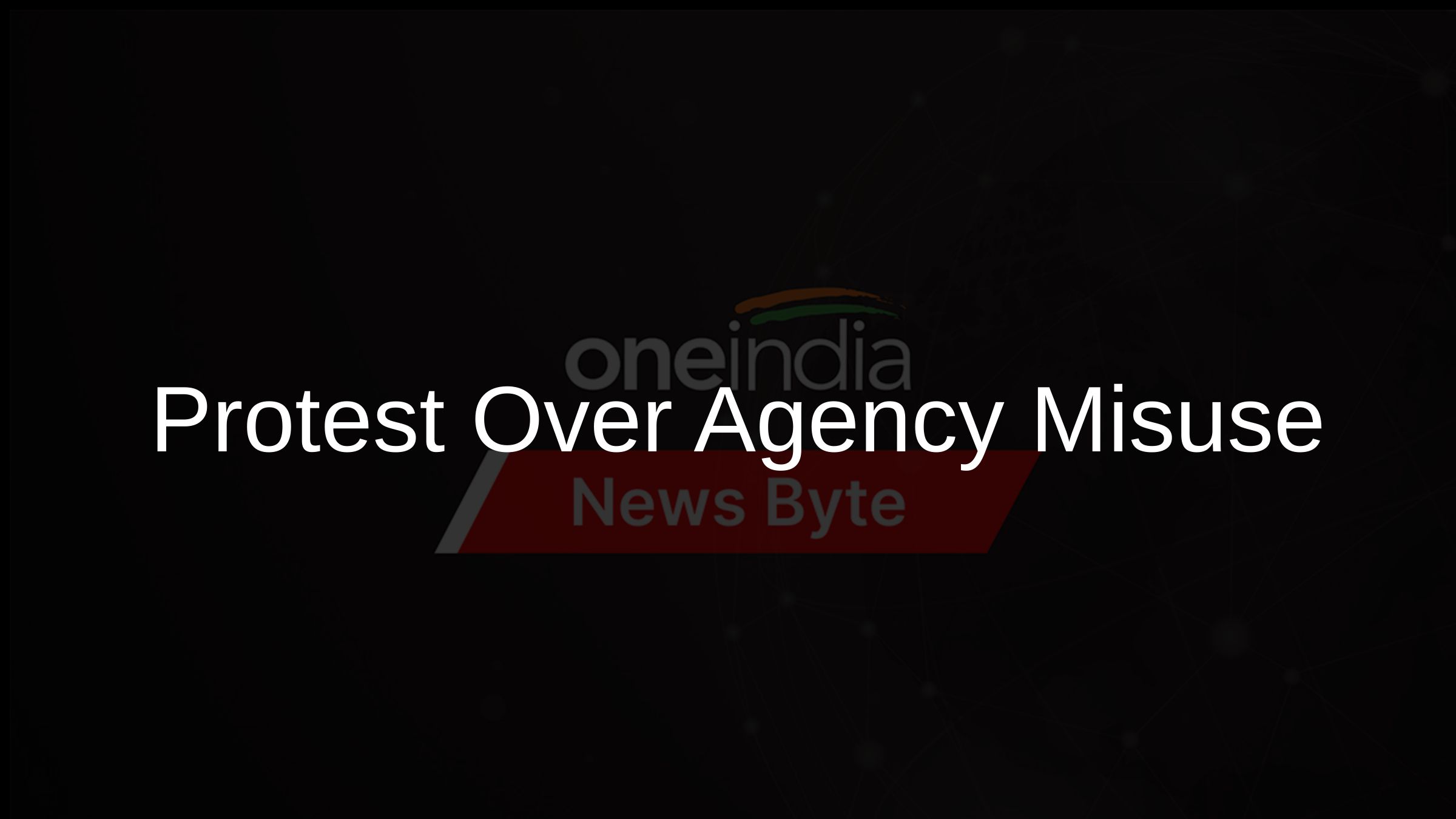 Protest Over Agency Misuse