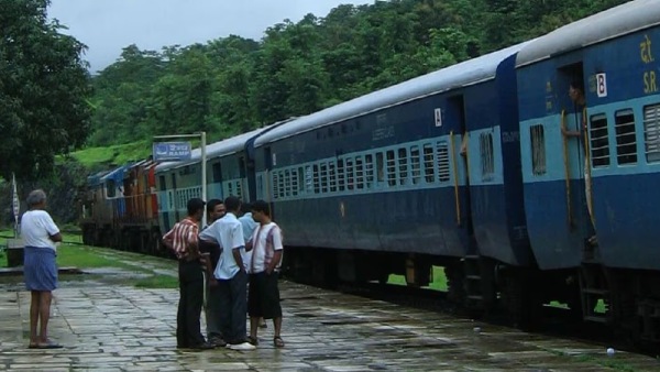 Train Services Resumed At Konkan Railway Station