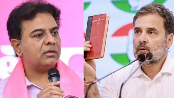 KT Rama Rao And Rahul Gandhi