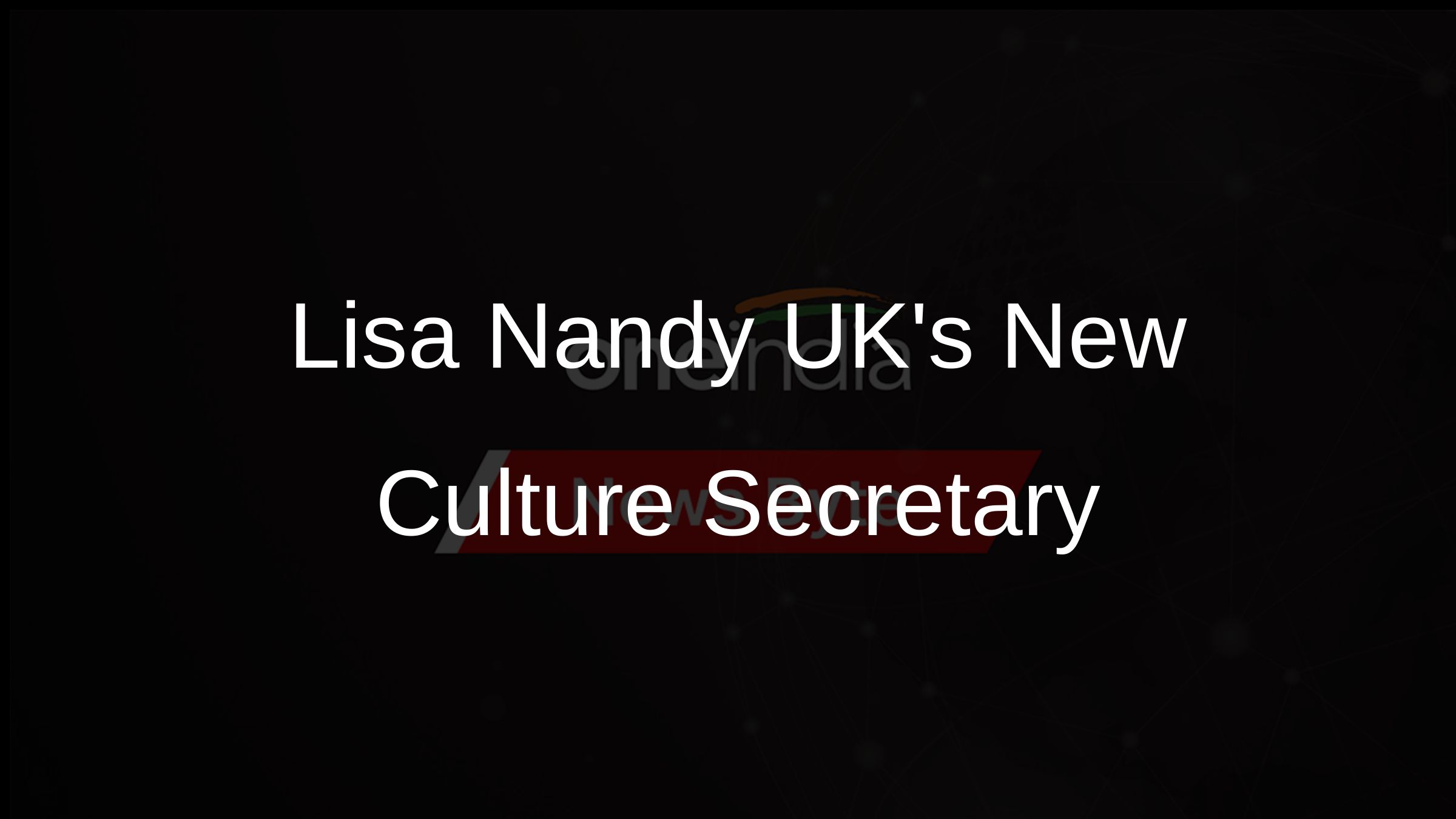 Lisa Nandy as New Culture Secretary
