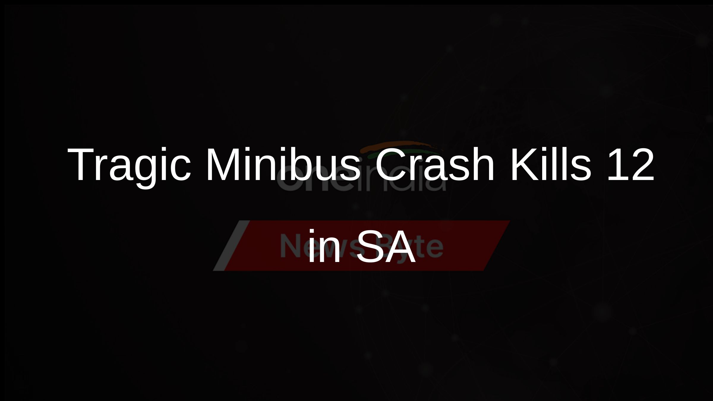 Tragic Minibus Crash Kills 12 in SA