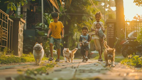 Morning Joy with Pets