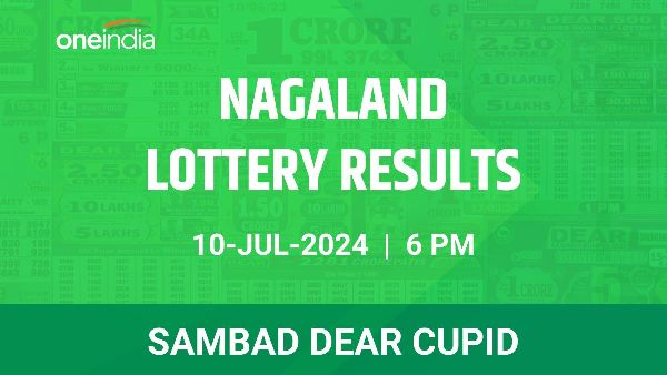 Results of the Nagaland State Lottery Dear Cupid for July 10 at 6 PM