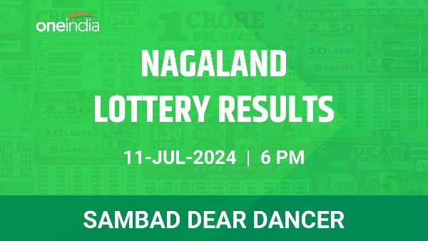 Results of the Nagaland State Lottery Dear Dancer for July 11 at 6 PM