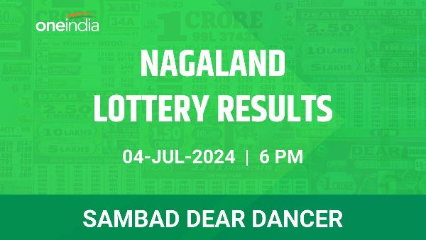 Results of the Nagaland State Lottery Dear Dancer for July 4 at 6 PM