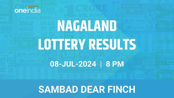Results of the Nagaland State Lottery Dear Finch for July 8 at 8 PM