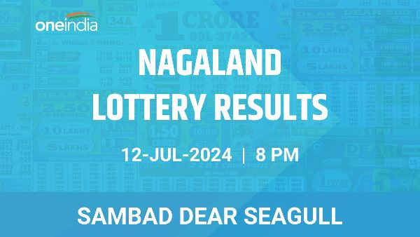 Results of the Nagaland State Lottery Dear Seagull for July 12 at 8 PM Results of the Nagaland State Lottery Dear Seagull for July 12 at 8 PM