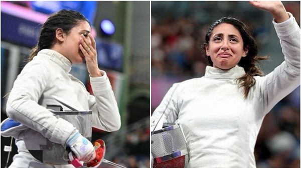 Carrying A Baby Fighting For Gold Egyptian Fencer Nada Hafez Competes While Pregnant In Olympics